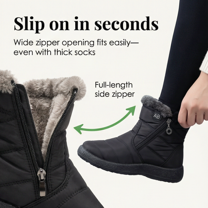 Shabana | Bottines d'hiver doublées en fourrure