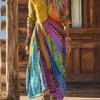 Alice | Elegant Bohemian Sun Design Dress