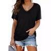 Aveline | Classic V-Neck Loose Fit Shirt