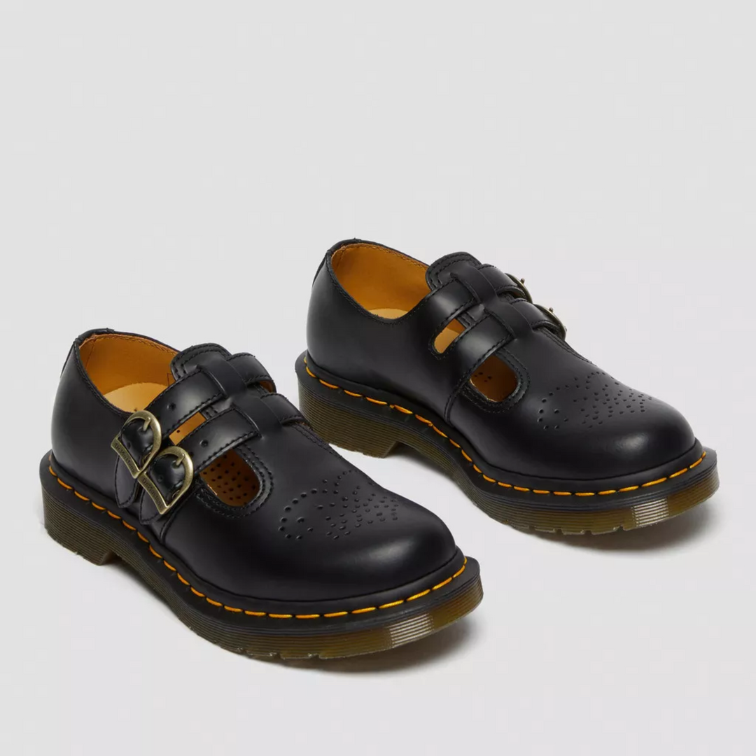 Elowen | Double-Buckle Leather Mary Janes