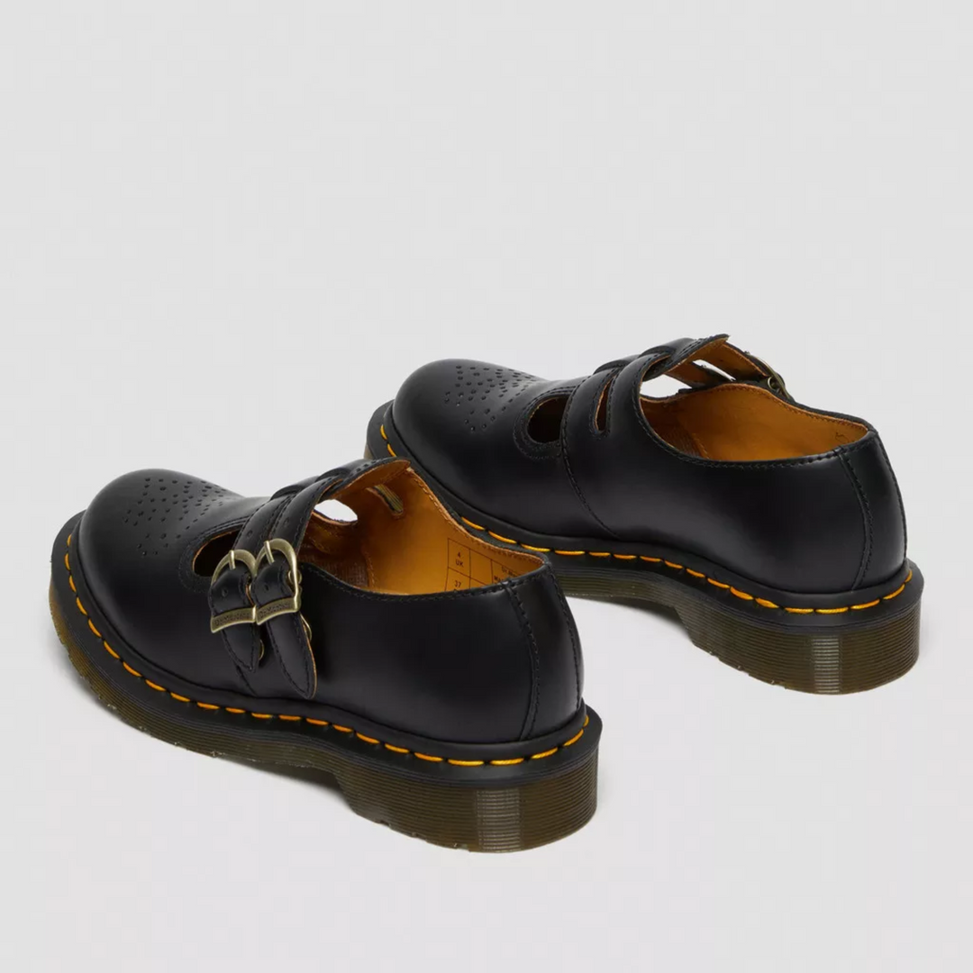 Elowen | Double-Buckle Leather Mary Janes