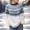 Leontine | Nordic Fair Isle Knit Sweater