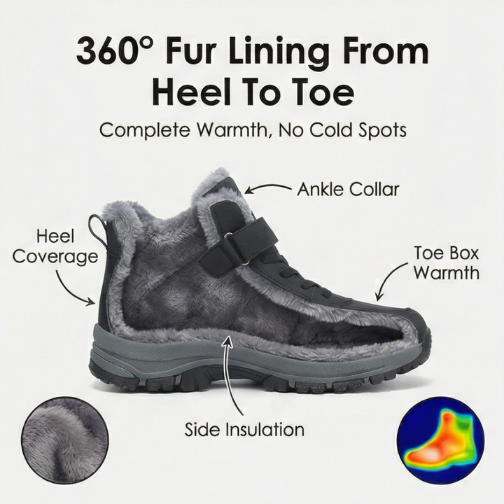 Kella | Fur Lined Winter Ankle Boots