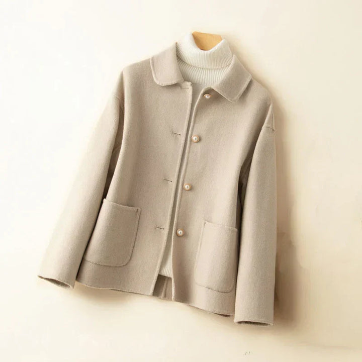 Beverley – Elegant Pearl Button Jacket