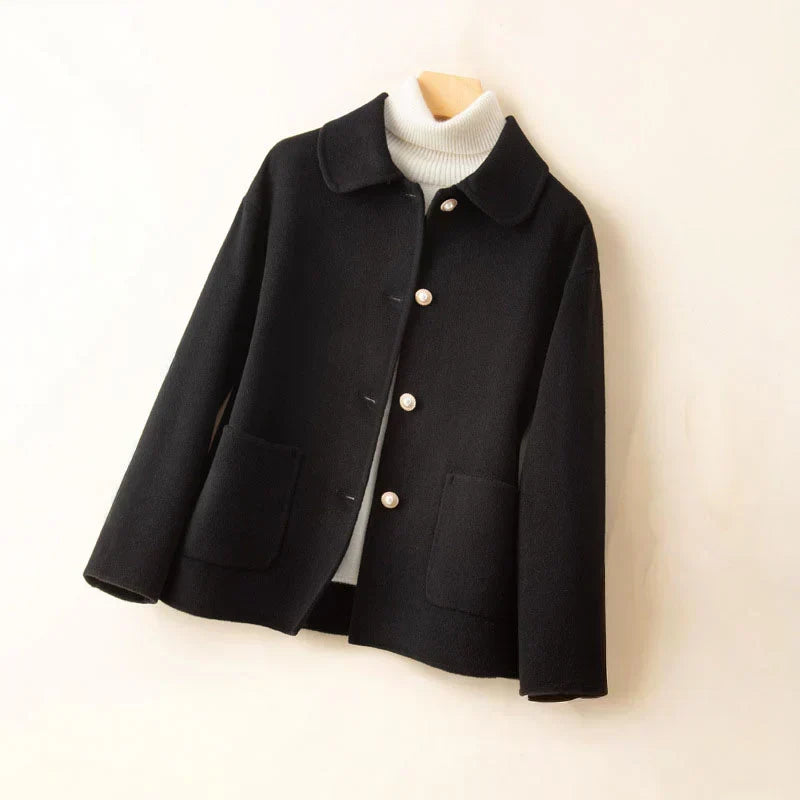 Beverley – Elegant Pearl Button Jacket