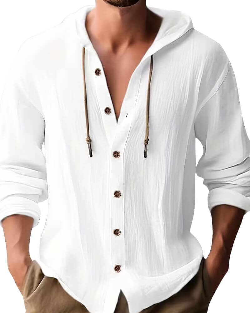 Draven | Classic Hooded Long Sleeve Shirt