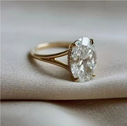 Niamat | Ring In Gold And Green Crystal