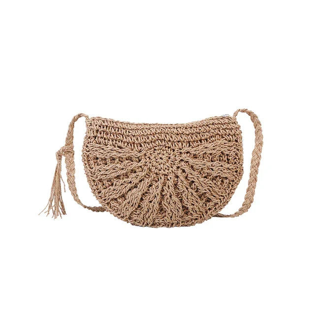 Leora | Crocheted Shoulder Bag In Bohemian Style