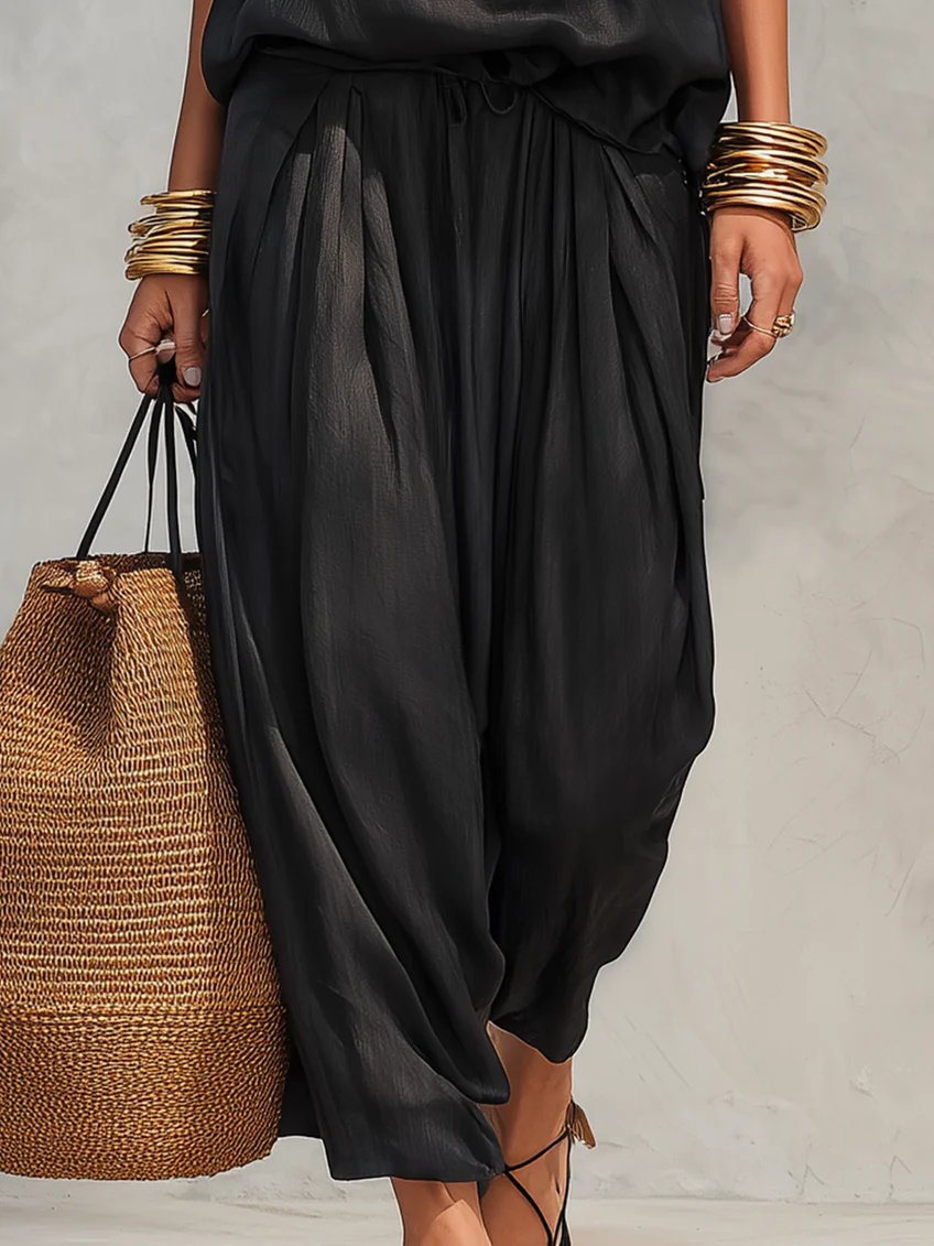 Demetria | Halter-Neck Two-Piece Set