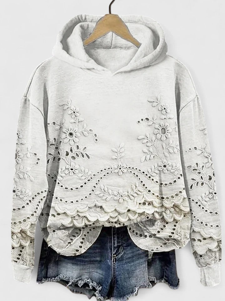 Evangeline | Sweat à capuche brodé