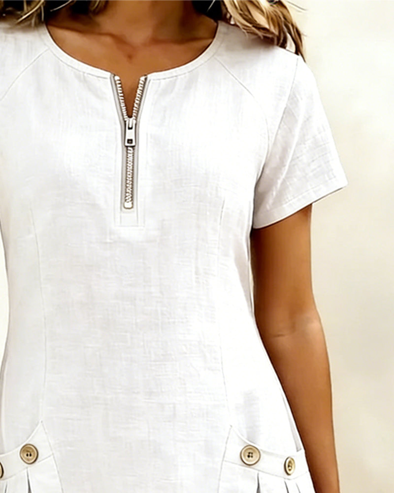 Leliana Elegant Everyday Dress detail