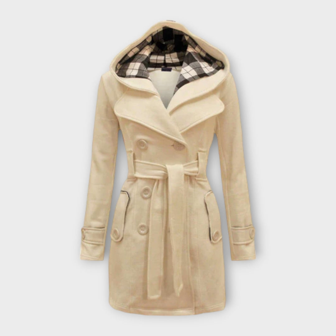 Savannah | Trench élégant à capuche