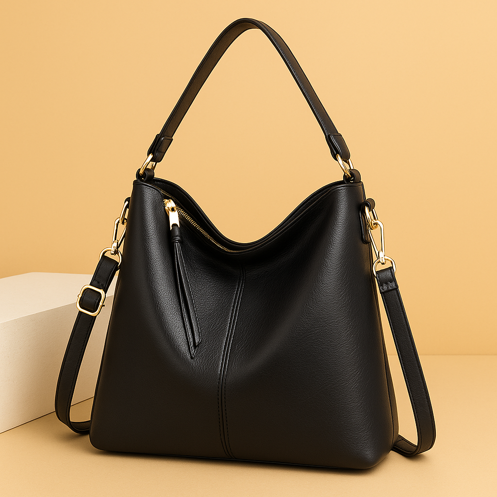 Adley | Leather Hobo Bag