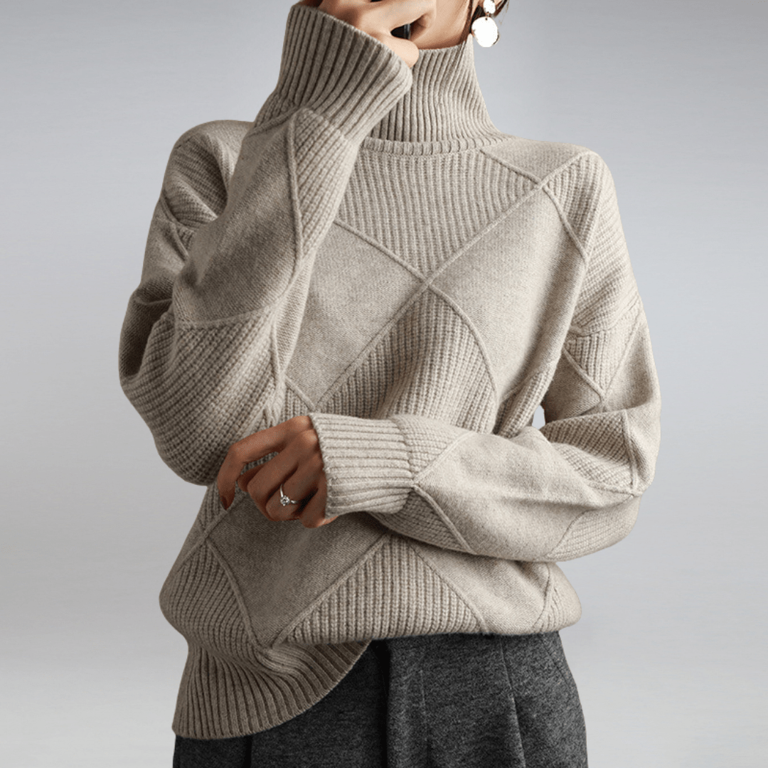 Eden | Pull à col roulé élégant