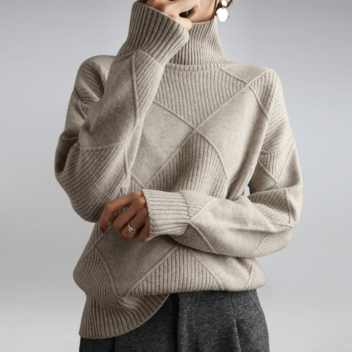 Eden | Pull à col roulé élégant