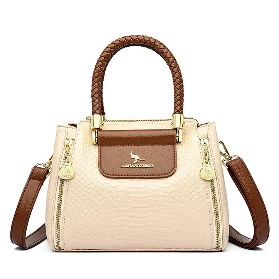 Haillie | Designer Large Capacity Leather Bag
