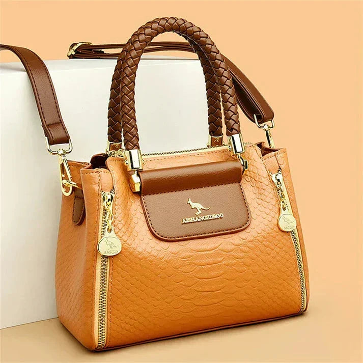 Haillie | Designer Large Capacity Leather Bag