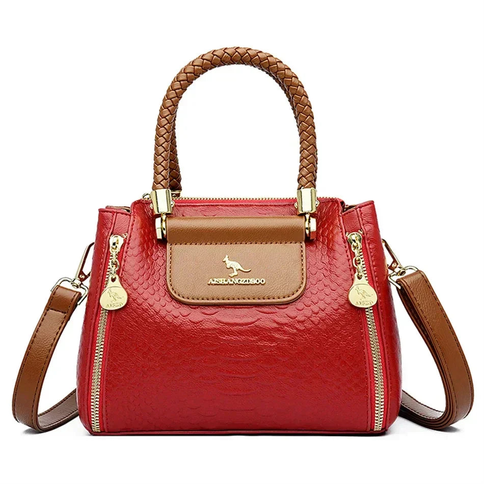 Haillie | Designer Large Capacity Leather Bag