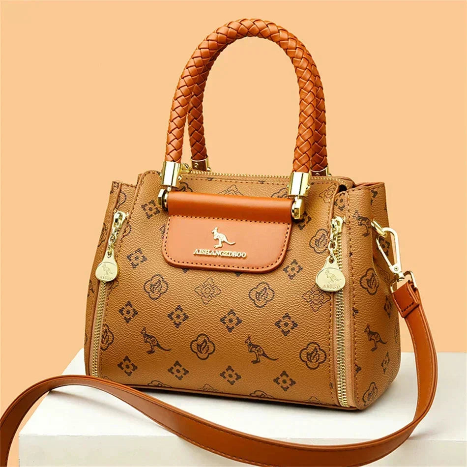 Haillie | Designer Large Capacity Leather Bag