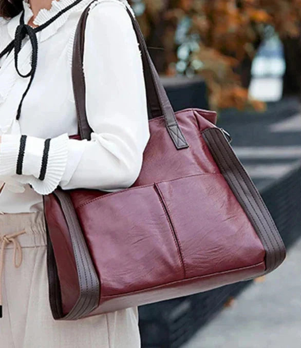 Andriana | Classic Leather Handbag