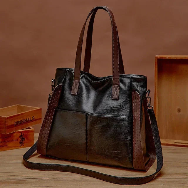 Andriana | Classic Leather Handbag