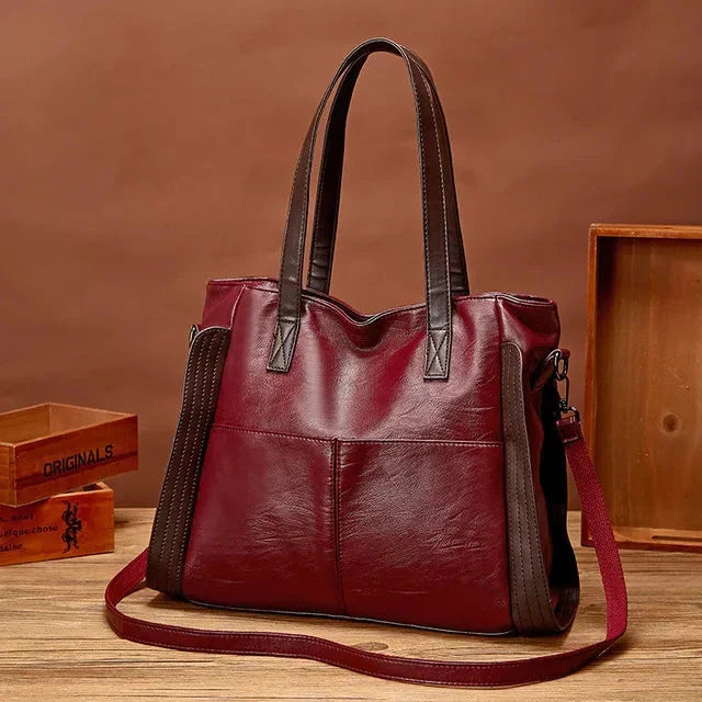 Andriana | Classic Leather Handbag