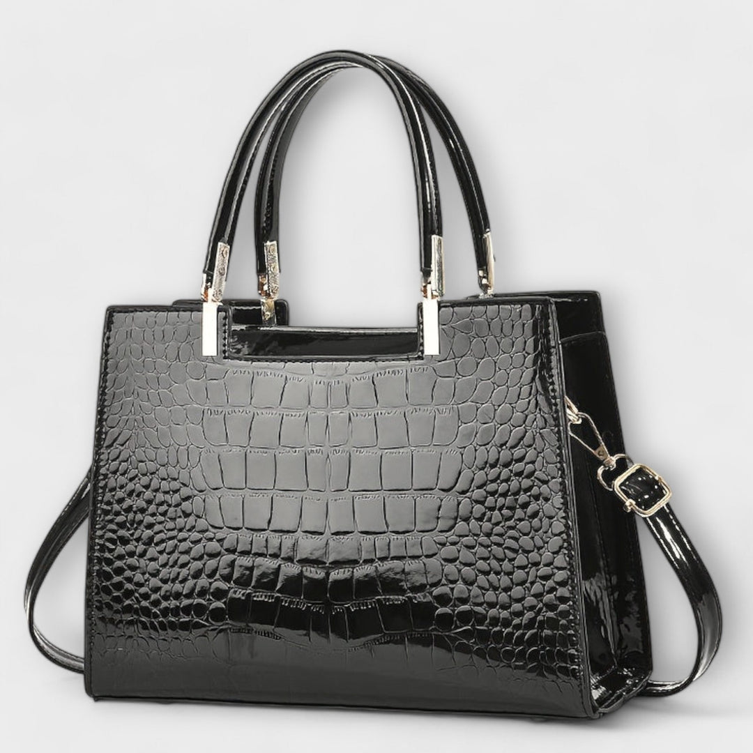 Veda | Crocodile Pattern Handbag