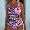 Marina | One-Piece Strappy Printed Swimsuit