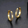Wynnie | Vintage Golden Flower Hoop Earrings