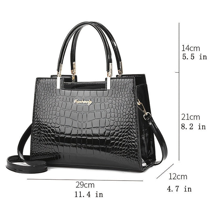 Veda | Crocodile Pattern Handbag