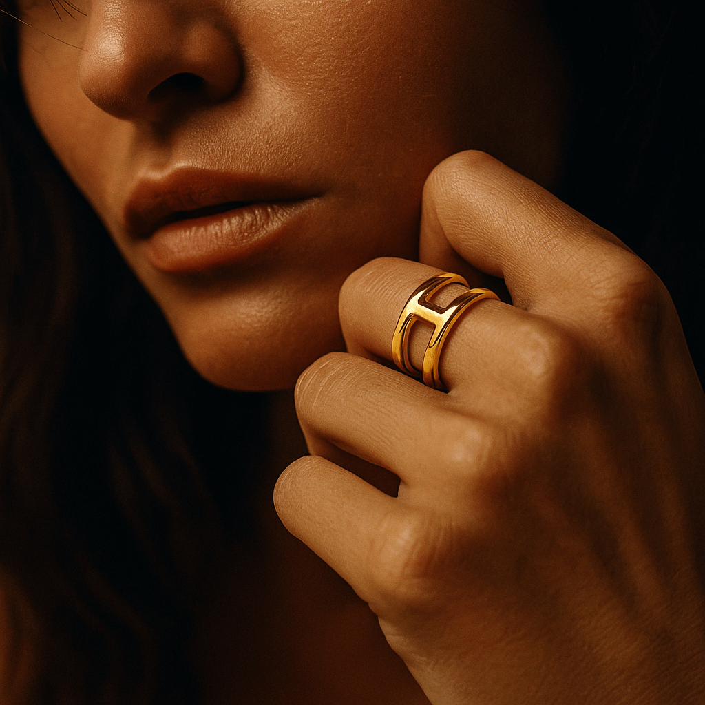 Mihika | Gold-Plated Ring