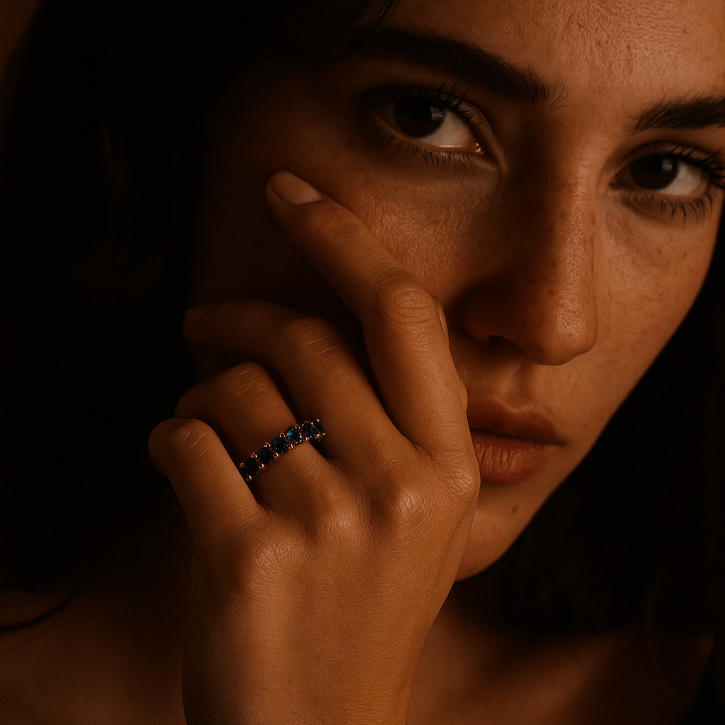 Luce | Sterling Silver Gold-Plated Ring