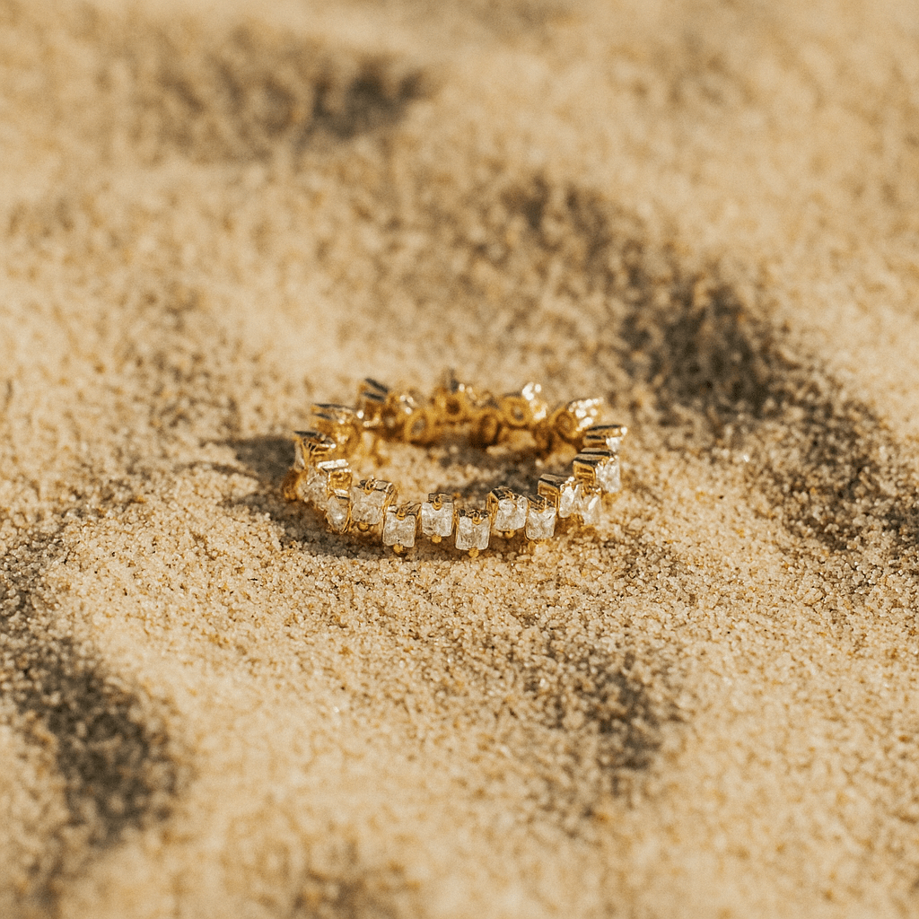 Luce | Sterling Silver Gold-Plated Ring