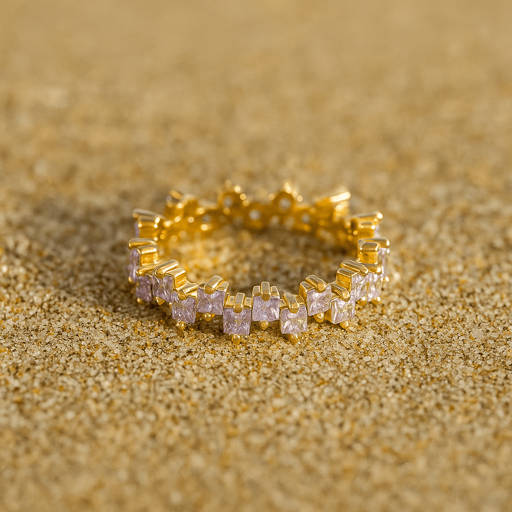 Luce | Sterling Silver Gold-Plated Ring