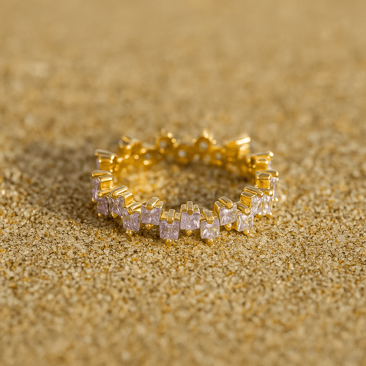 Luce | Sterling Silver Gold-Plated Ring