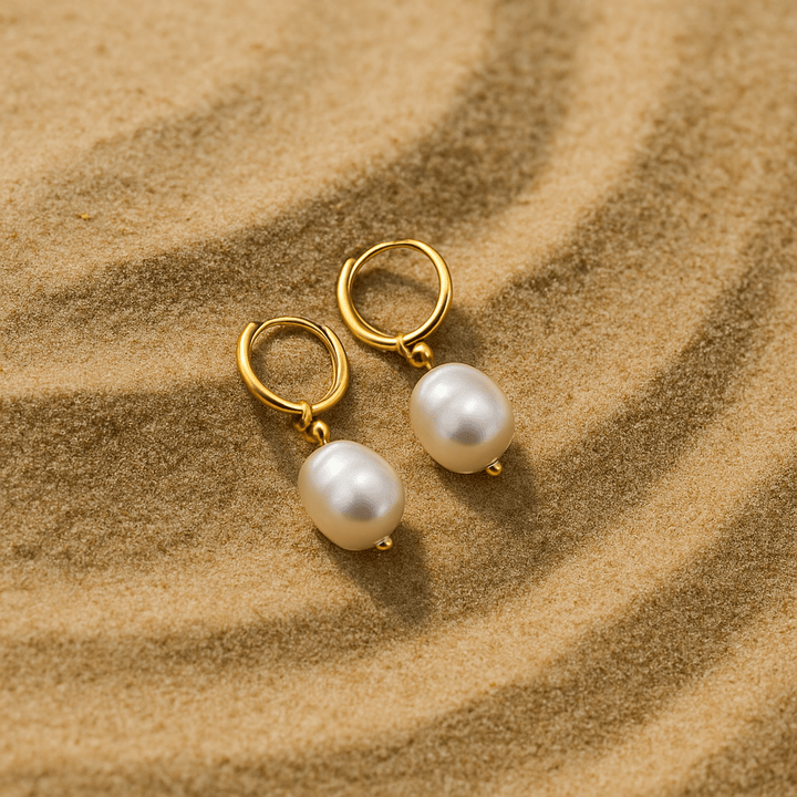 Alyvia | Sterling Silver Gold-Plated Earrings
