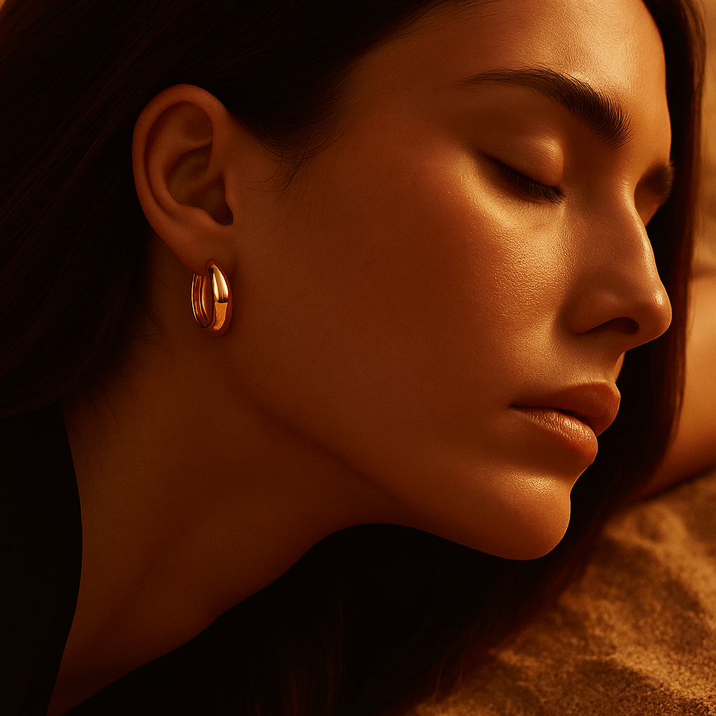 Havana | Sterling Silver Gold-Plated Earrings