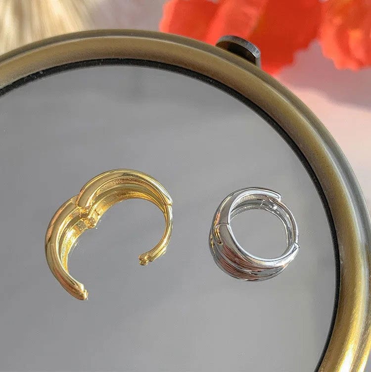 Havana | Sterling Silver Gold-Plated Earrings
