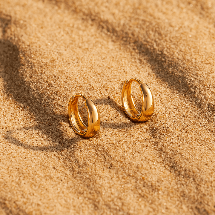 Havana | Sterling Silver Gold-Plated Earrings