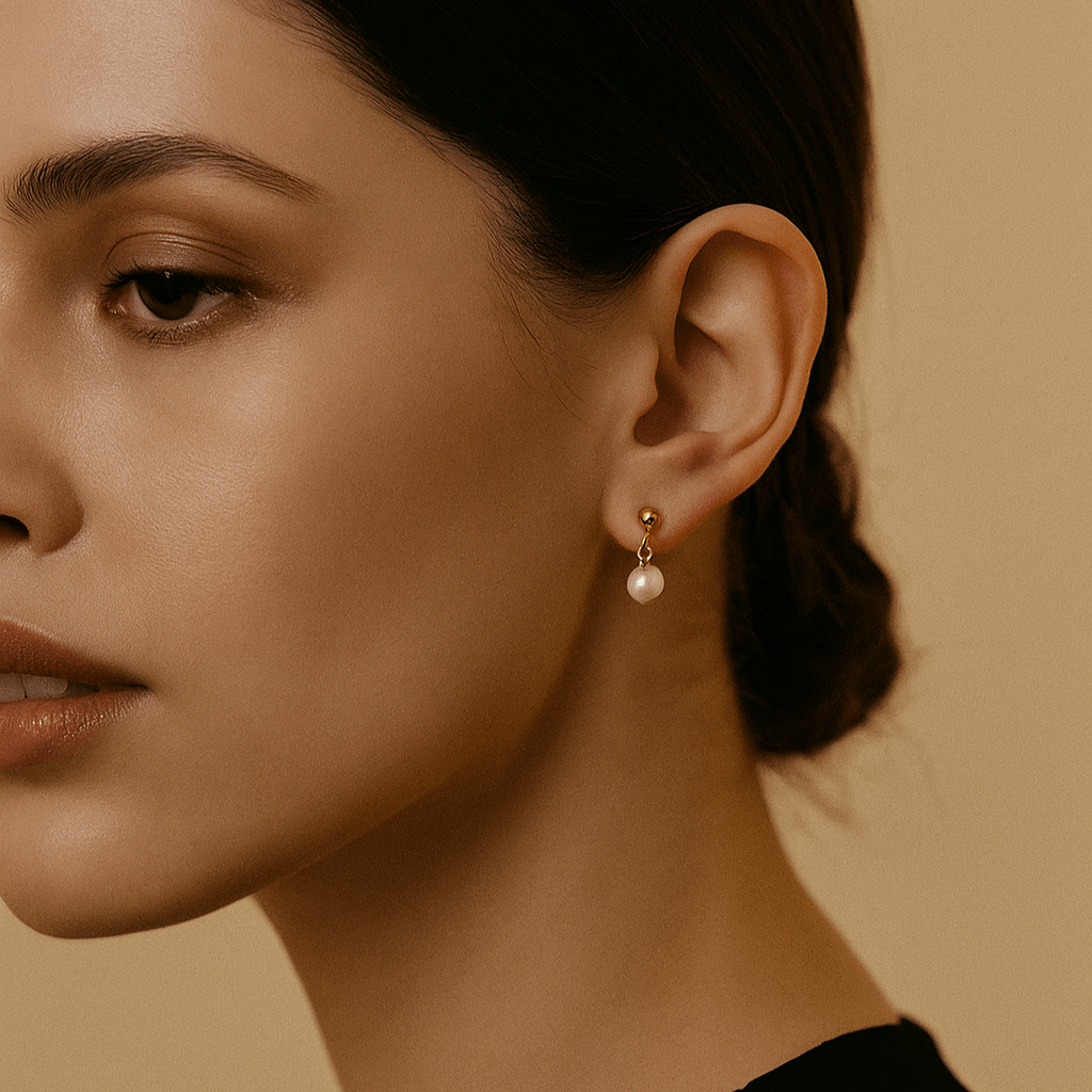 Lyana | Sterling Silver Pearl Earrings