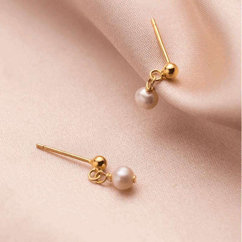 Lyana | Sterling Silver Pearl Earrings