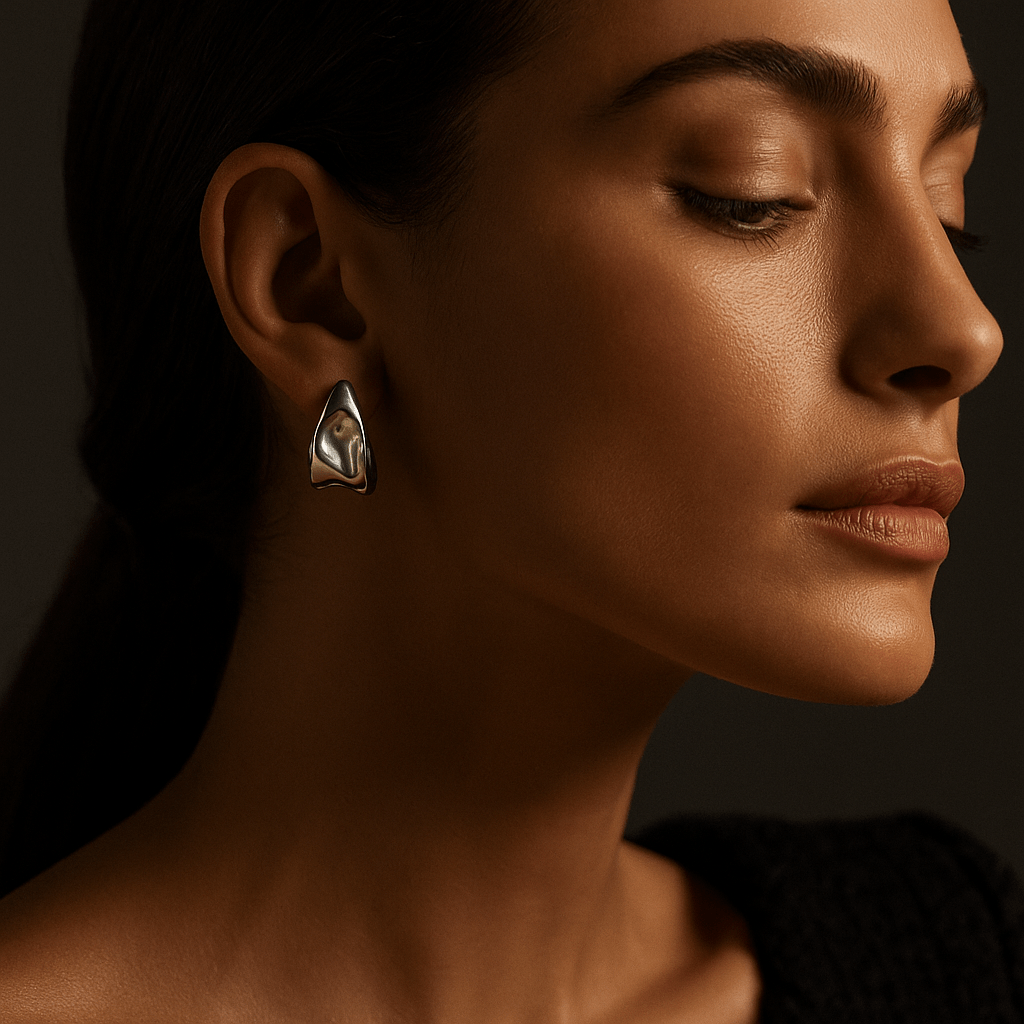 Royal | Sterling Silver Gold-Plated Earrings