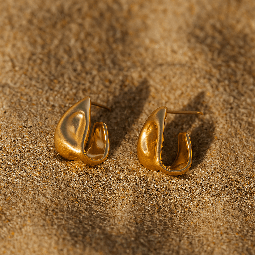 Royal | Sterling Silver Gold-Plated Earrings
