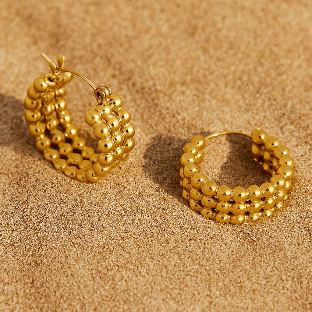 Uma | Gold-Plated Pearl Earrings