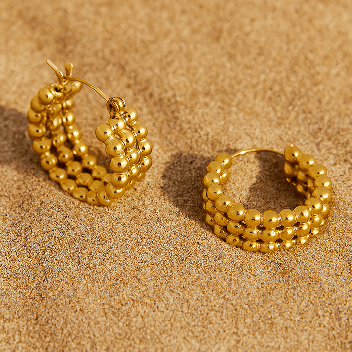 Uma | Gold-Plated Pearl Earrings