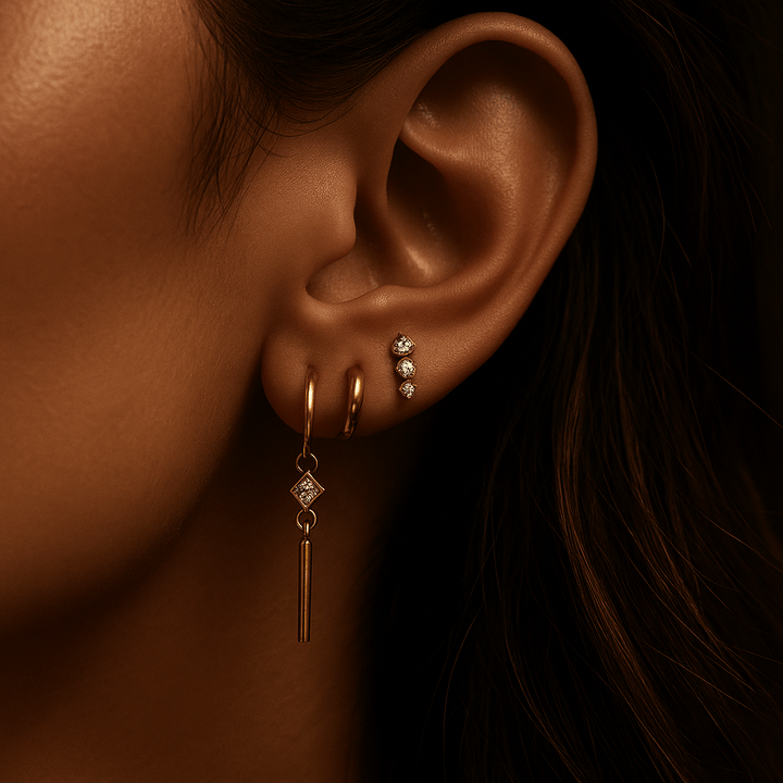 Hera | Sterling Silver Gold-Plated Earrings