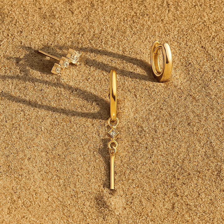Hera | Sterling Silver Gold-Plated Earrings