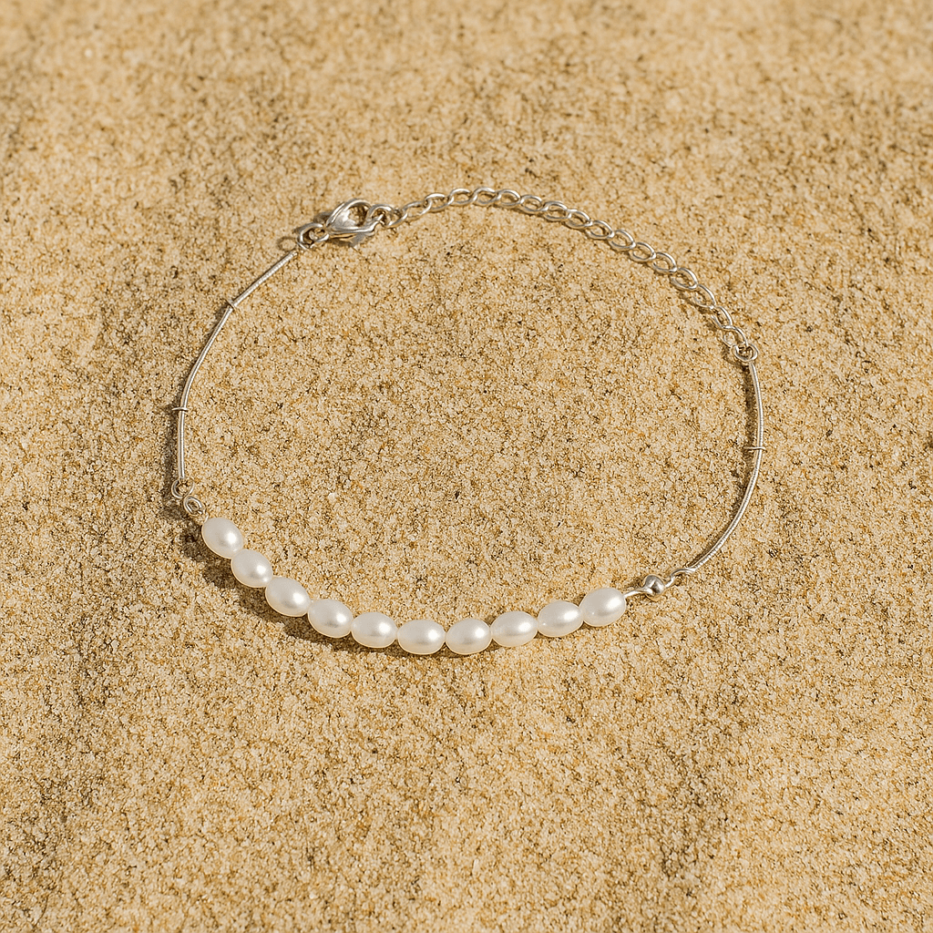 Nicole | Pearl Gold Bracelet