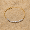 Nicole | Pearl Gold Bracelet