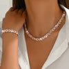 Claudine | Crystal Necklace and Bracelet Set